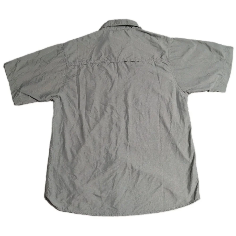 The North Face Summit Series Shirt Mens M Gray Vented Fishing Hiking Outdoor